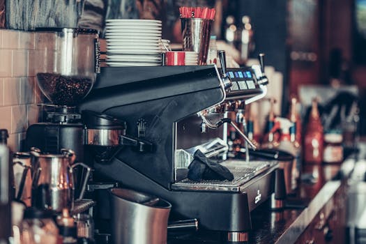 Aroma Coffee Roastery interior